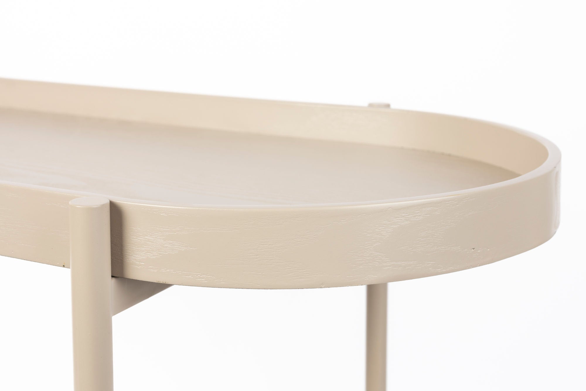 Amaya Beige Wood & Natural Rattan Console Table